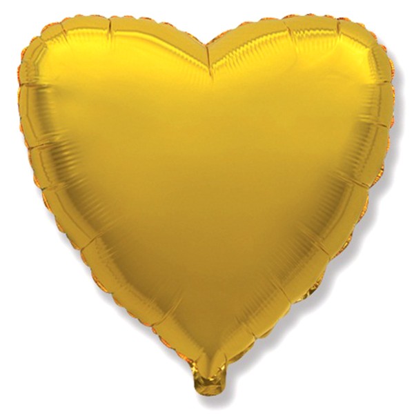 102724 FM Мини Сердце GOLD 9"/23см